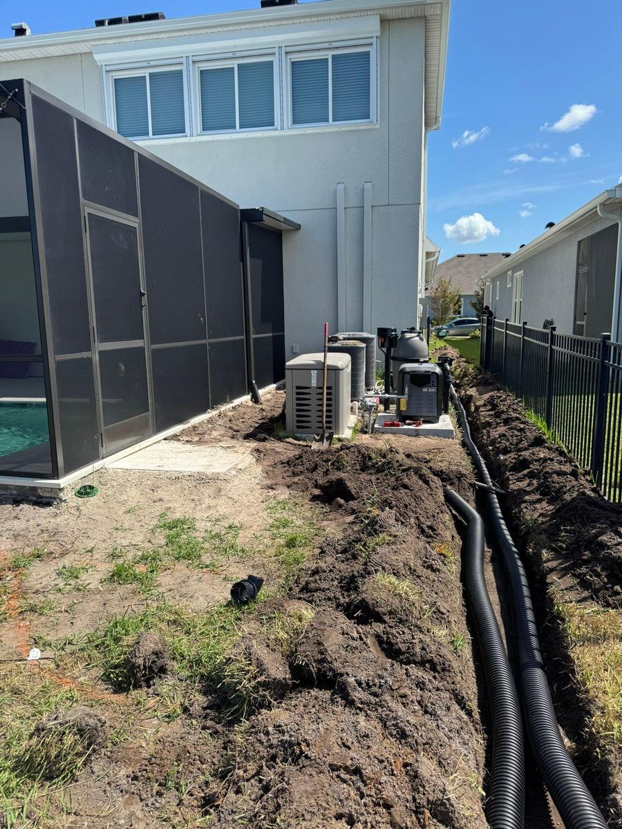 Land Grading for Shoreside Property Services in Apollo Beach, FL