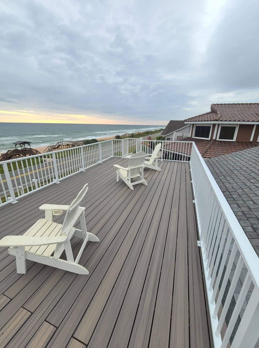 Porch and Balcony Addition for Cast Away Homes LLC in Palm Coast, FL