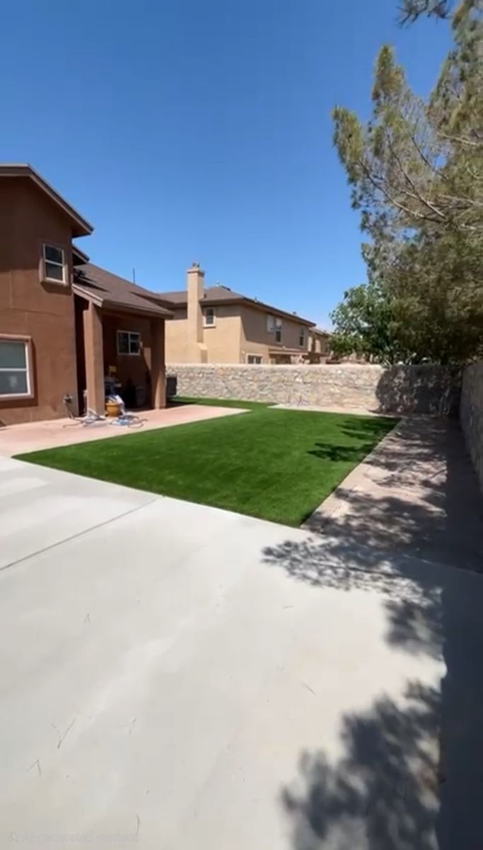 Artificial Grass Installation for Great Outdoors Patio Projects in El Paso, TX