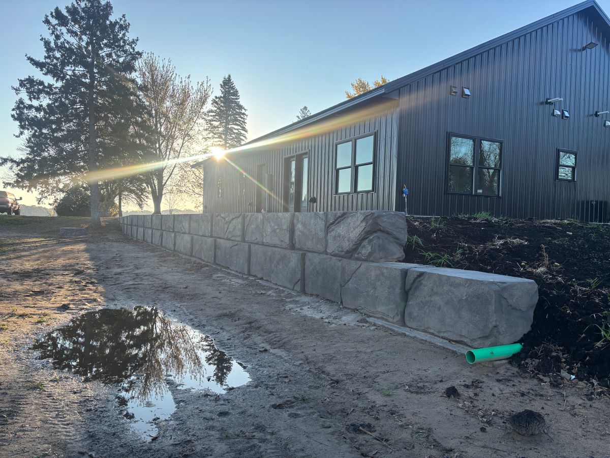 Sidewalk Installation for STAMPEDE Vertical Concrete in Isanti, Minnesota