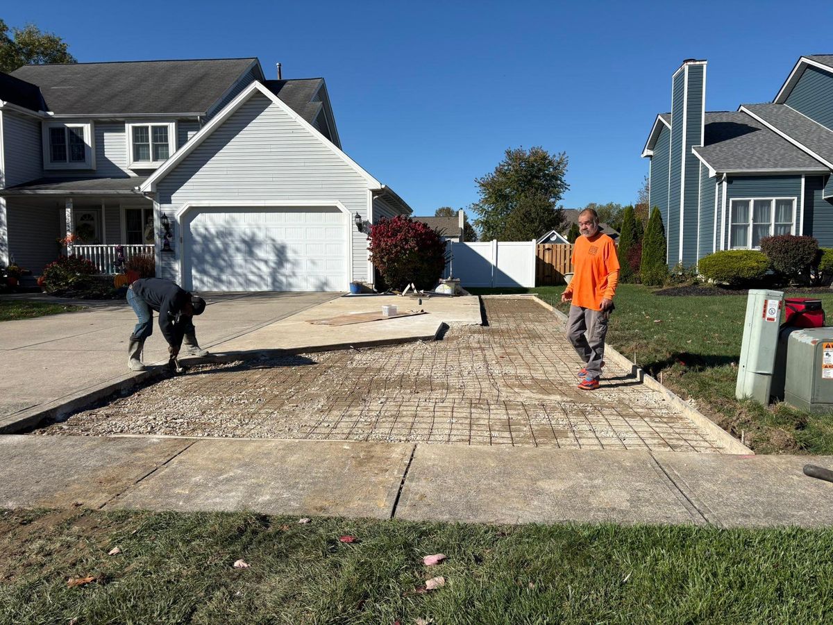 Driveway tear out and replacement for Concrete Pros, LLC in Lorain, OH