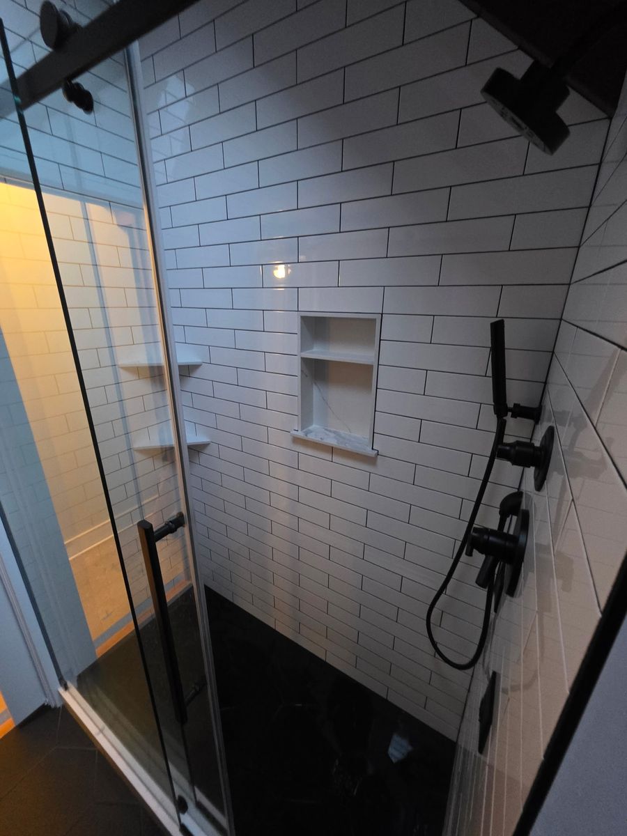 Tiling for J. Jensen Enterprises in Renton, WA