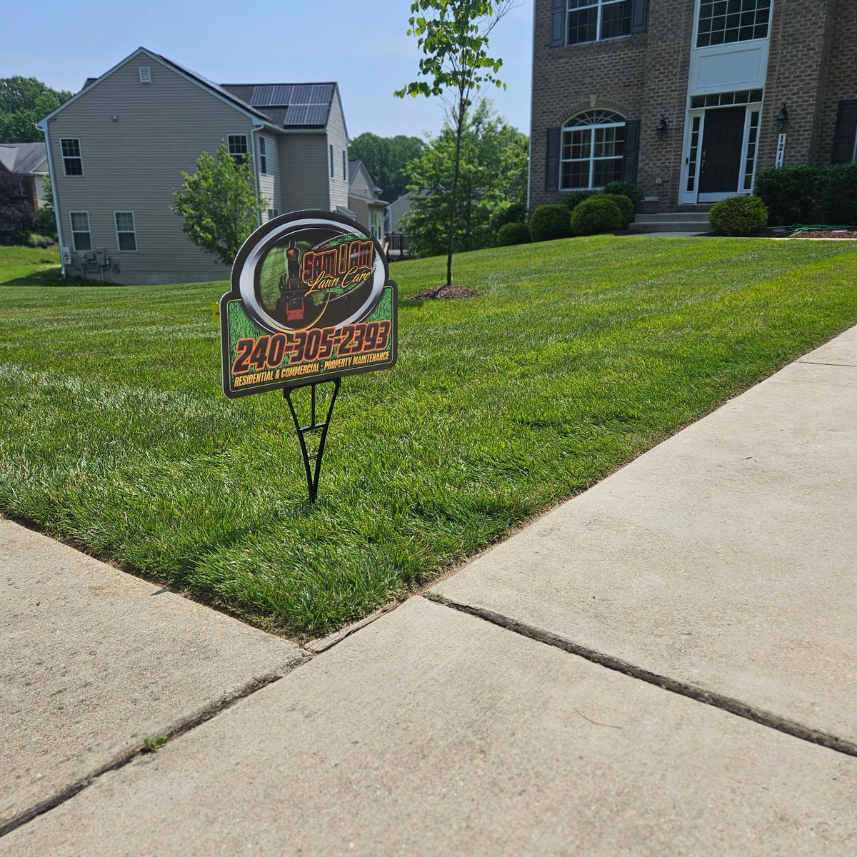 Lawn Maintenance for Sam I AM Property Solutions in Sunderland, MD