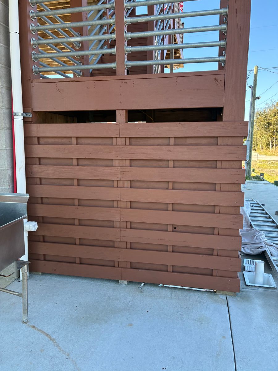 Fence Installation for Ferrell’s Professional Painting & Home Services LLC in Panama City Beach, FL