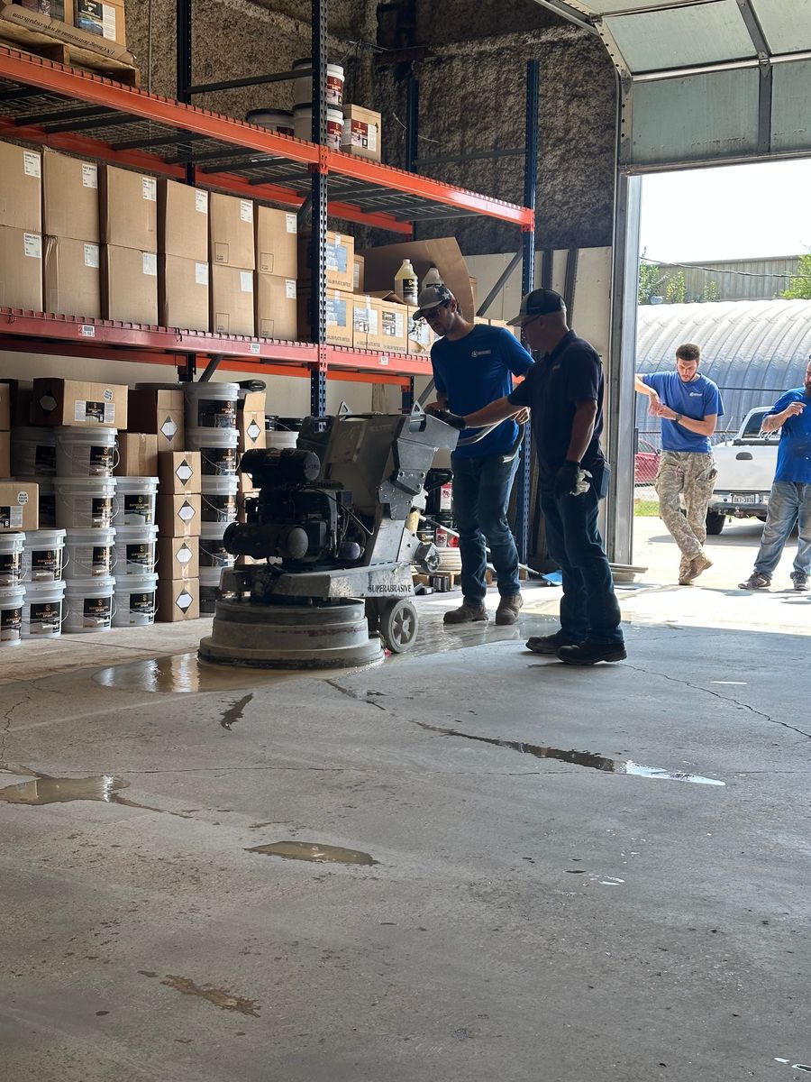 Concrete Resurfacing for Texas Curb N Borders in Houston, TX