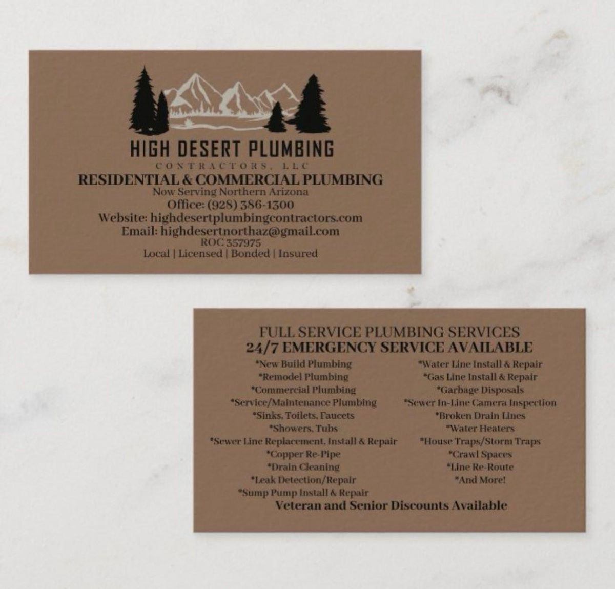 Leak Detection And Repair for High Desert Plumbing Contractors LLC in Winslow, AZ