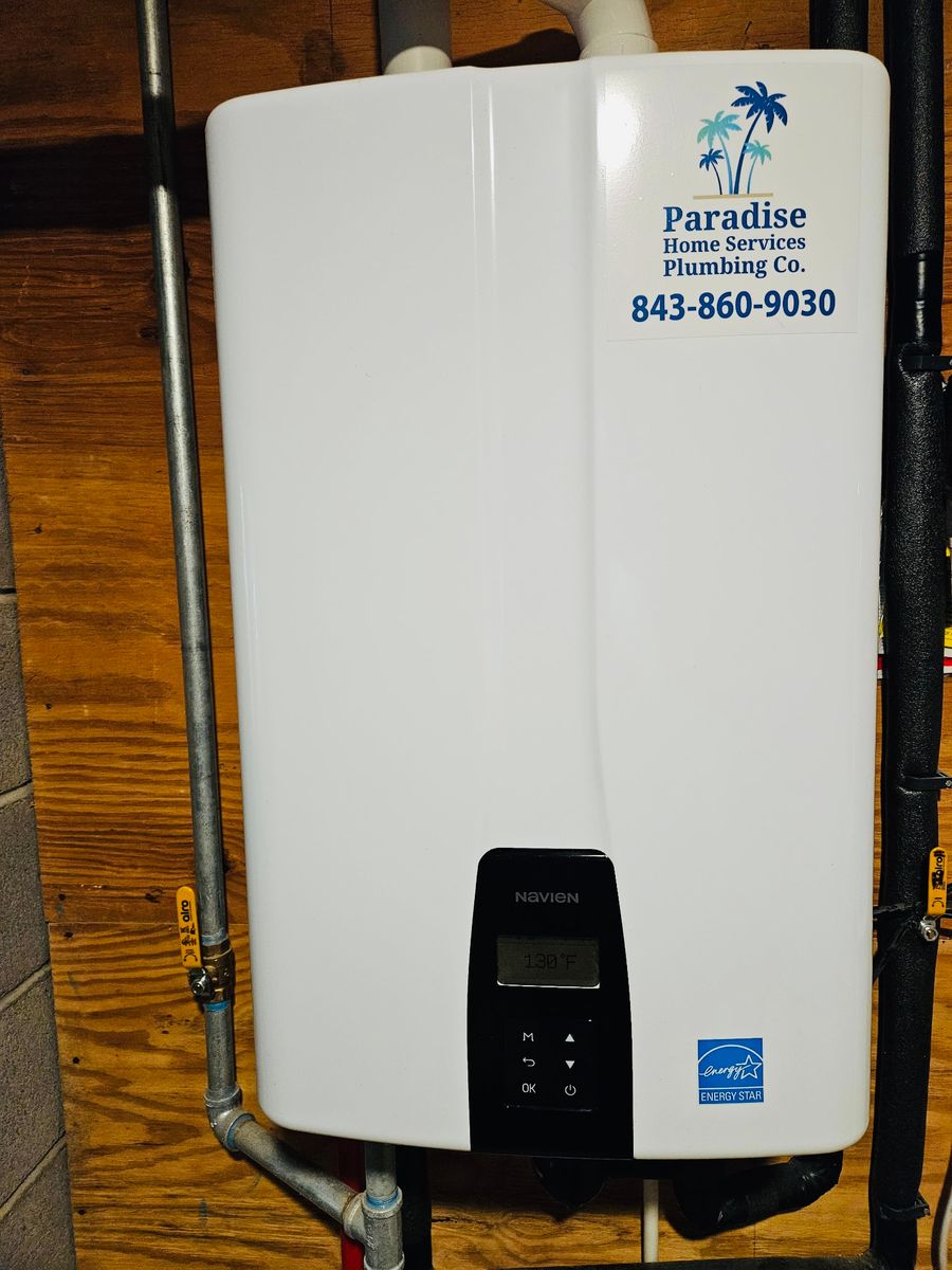 Water Heater Installation and Repairs for Paradise Home Services, Licensed Plumbing Co. in Daniel Island, SC