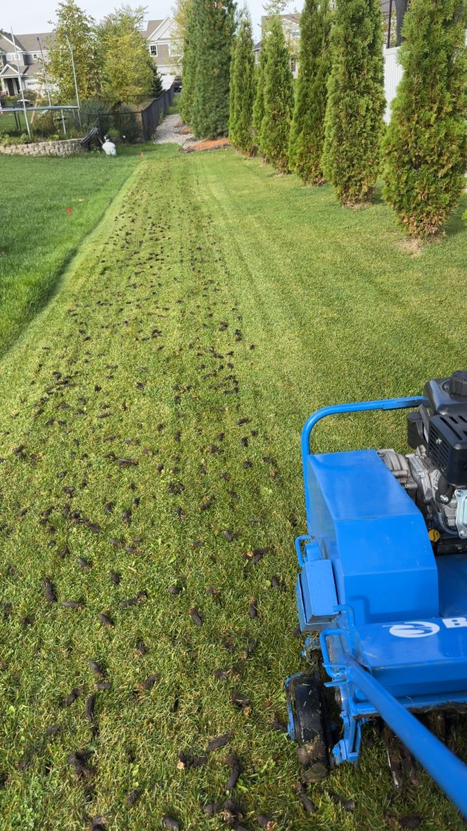 Lawn Aeration for Bubba’s Seasonal Services in Buffalo, MN