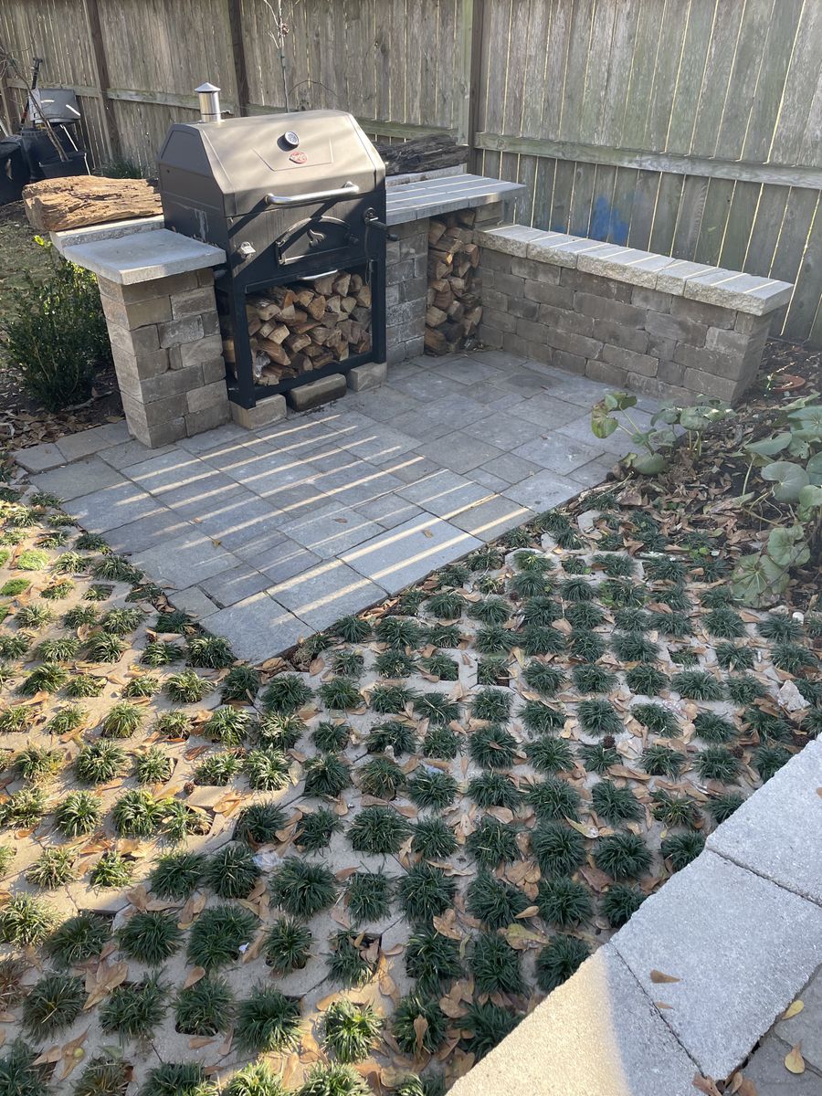 Hardscaping for Atlas Land Design in Creekside Park, TX