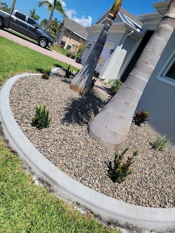 Concrete Curbing for Advanced Landscaping Solutions LLC in Fort Myers, FL