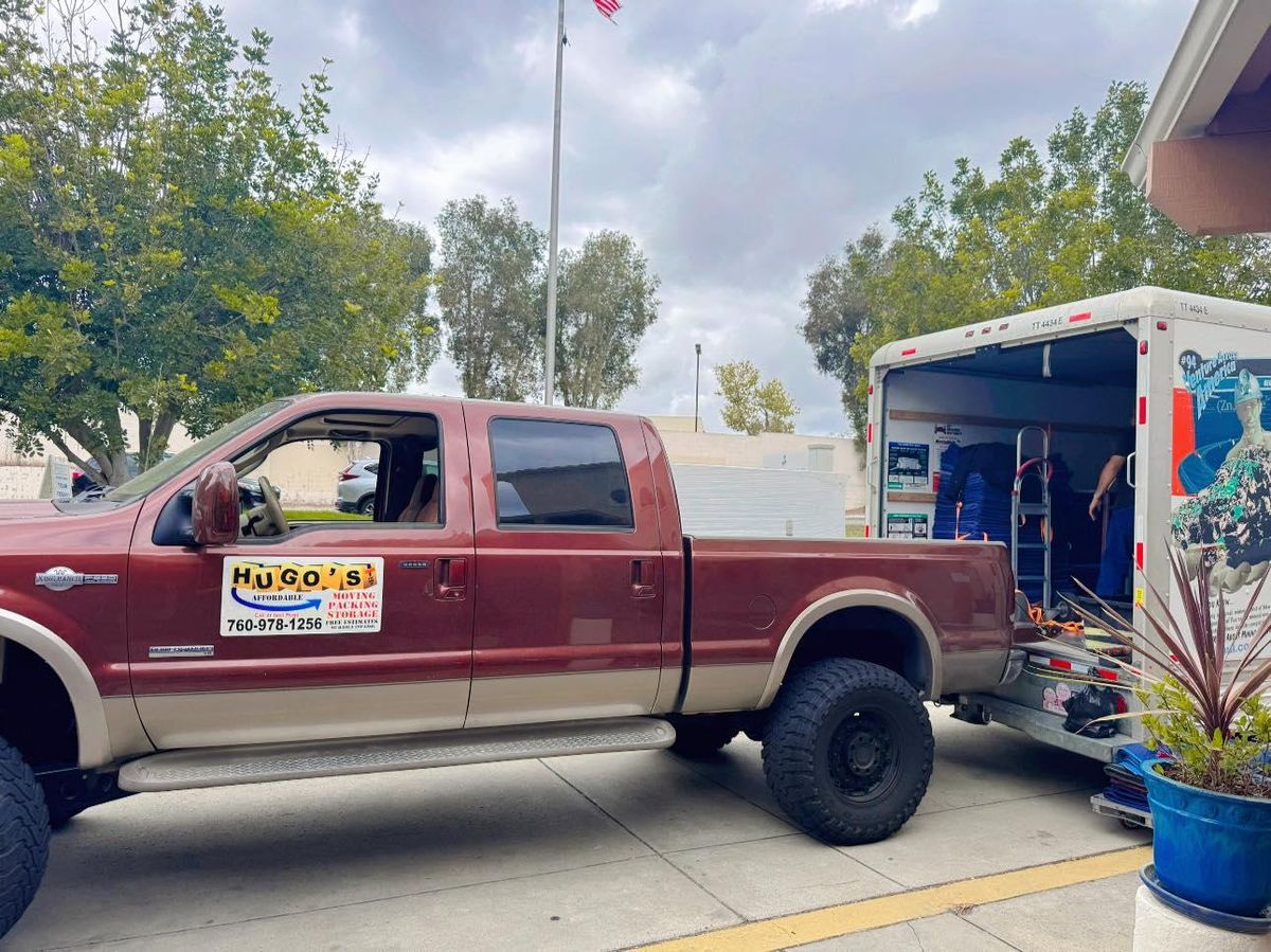 Specialized & Moving and Packing for Hugo’s Affordable Moving Labor in San Diego, CA