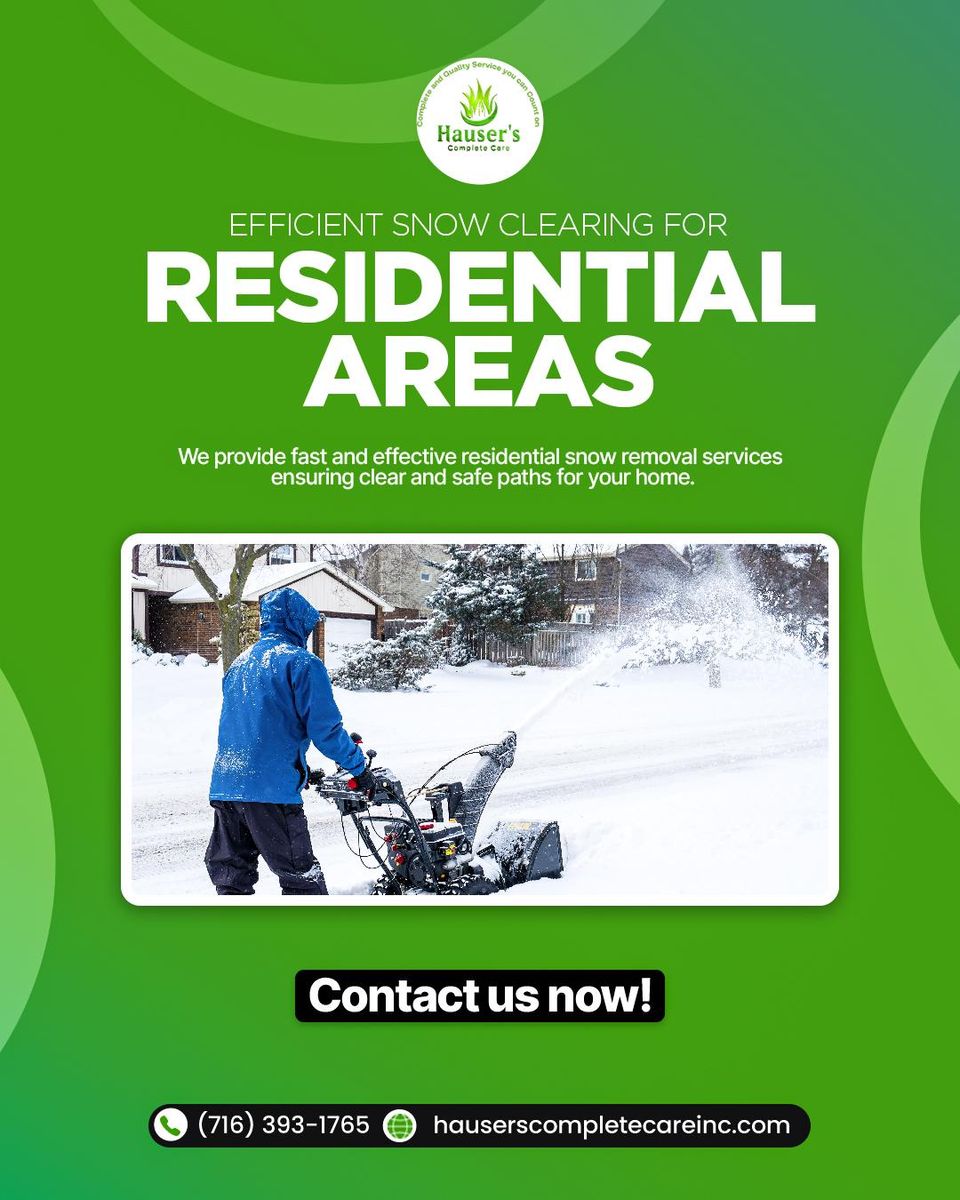 Fall Clean Up for Hauser's Complete Care INC in Lancaster, NY