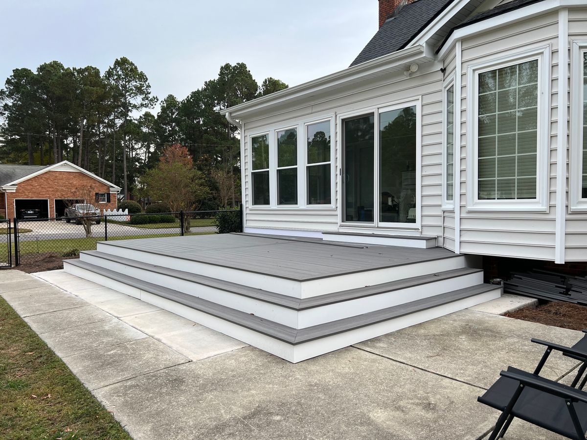Deck Installation for NC Property Works, LLC in Johnston County, NC