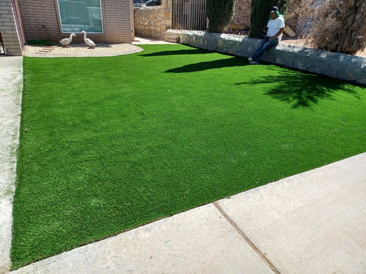 Turf Installation for Oasis Landscaping LLC  in El Paso, TX