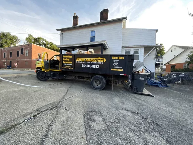 Hauling for Nates Demolition and Clean-Out Services LLC in Pittsburgh, PA