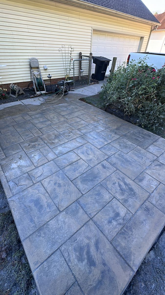 Patio Design & Installation for Prestige Concrete in Nashville, TN