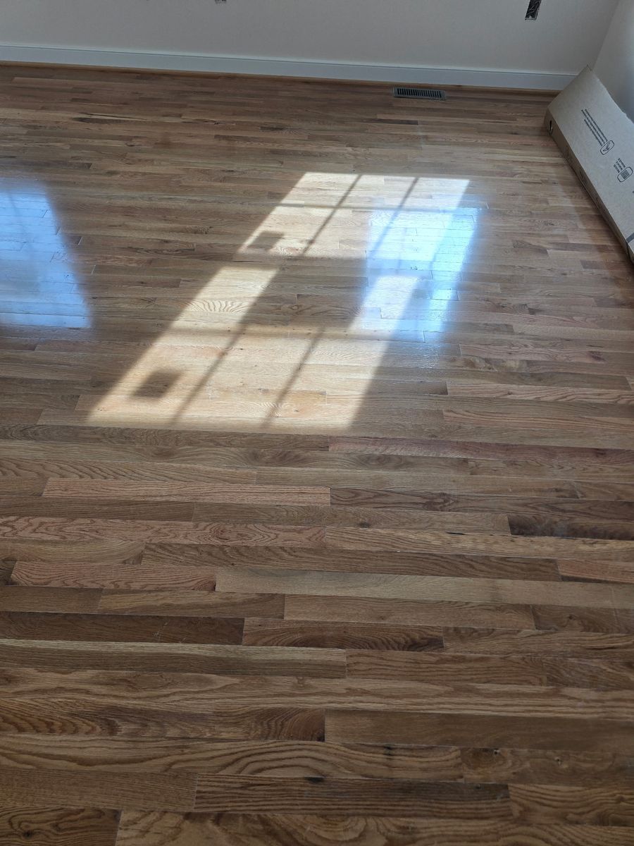 Refinishing hardwood flooring for Jason Tench Flooring LLC in Richmond, VA