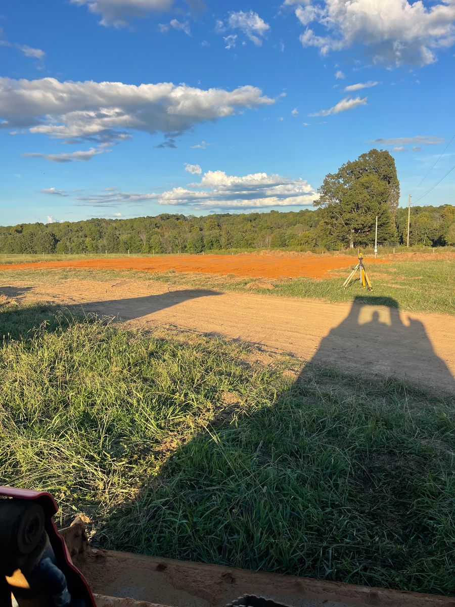 Site Preparation for Maness Trucking & Excavation in Lexington, TN