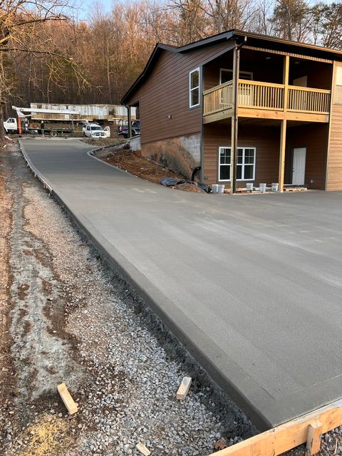 Concrete Slab Construction for A&J Concrete Service in Knoxville, TN