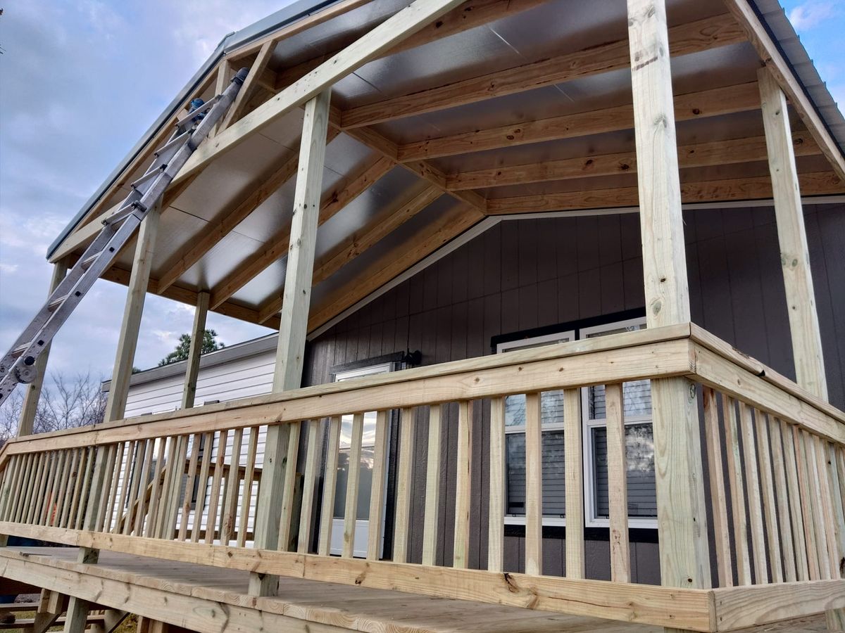 Deck & Patio Installation for G.I. Fence & Metal Work in Gilmer, TX