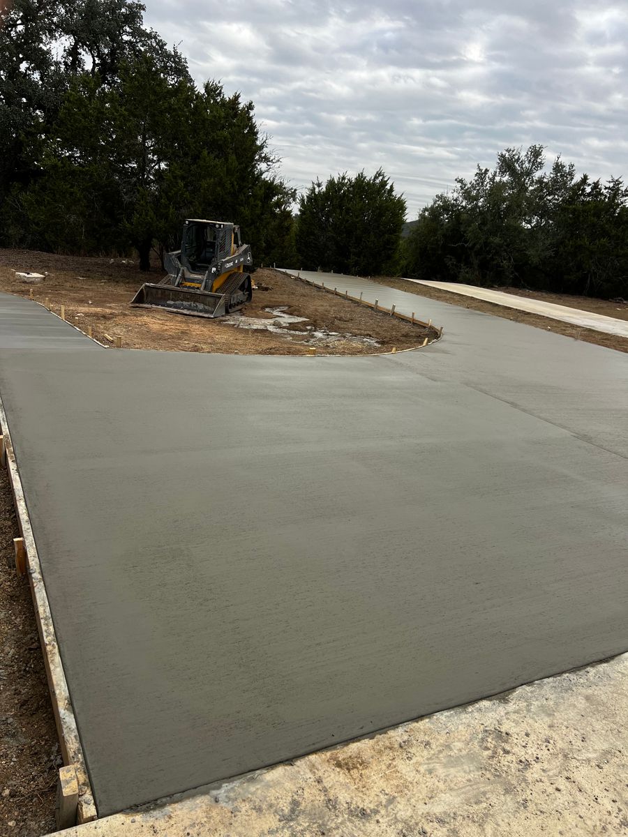 Concrete Work for CVA Siding and Paint in Austin, TX