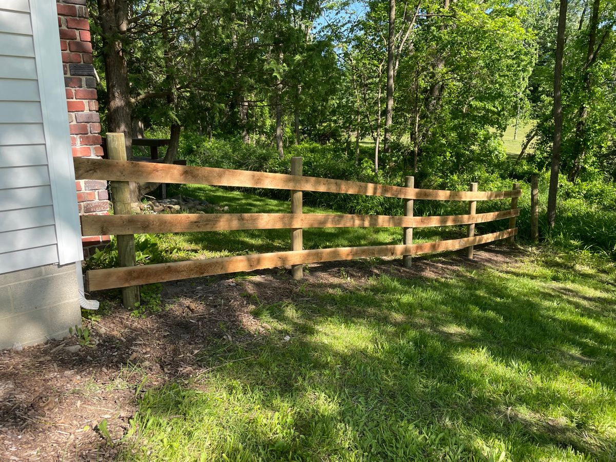 Fence Installation for TMF Services in Lapeer County, MI