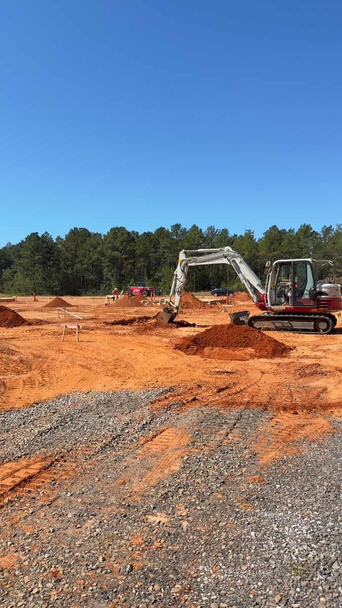 Site Preparation for Double J Excavation in Nashville, AR
