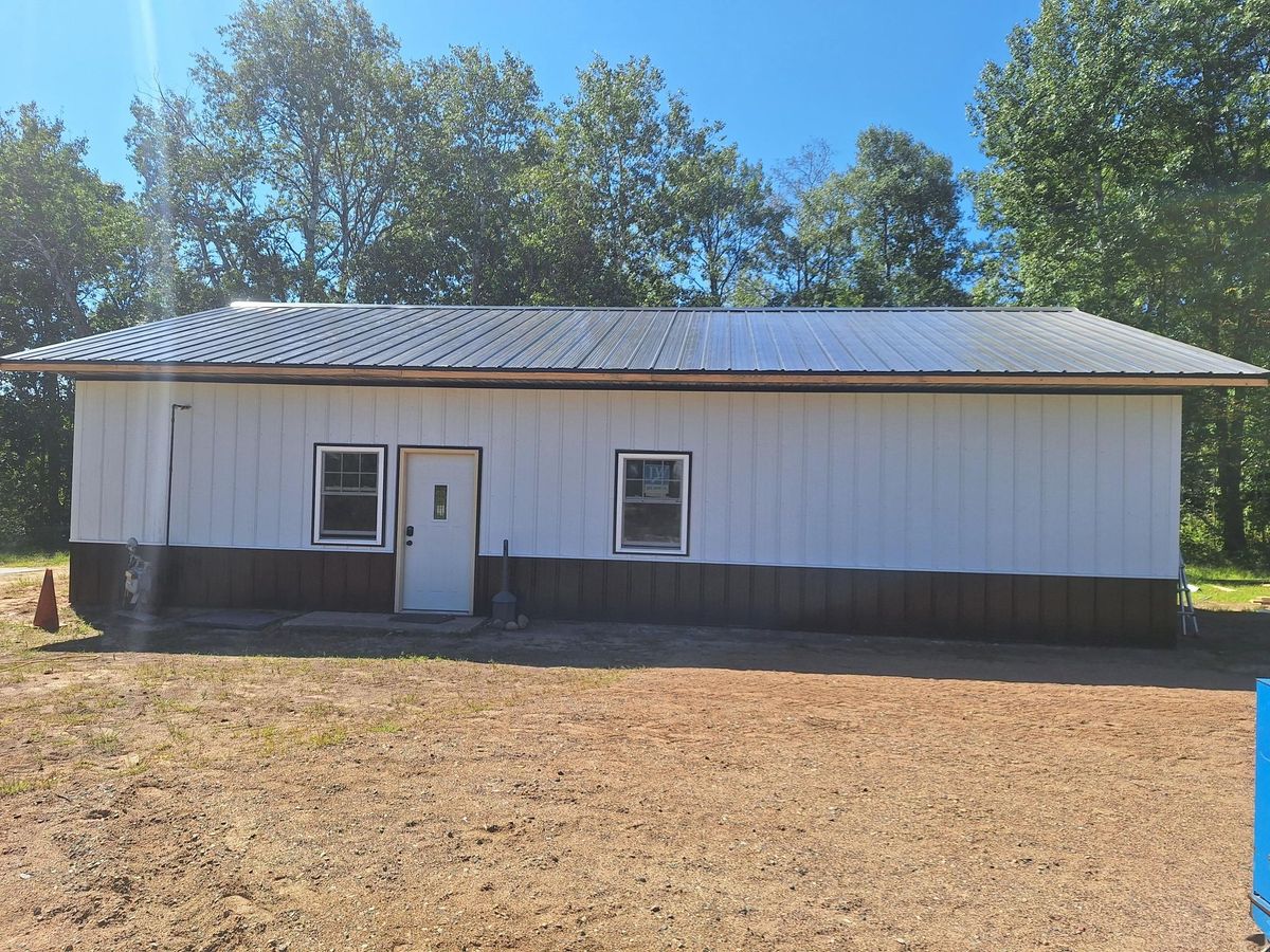 Post Frame Buildings for WEISS Construction LLC in Brainerd, Minnesota