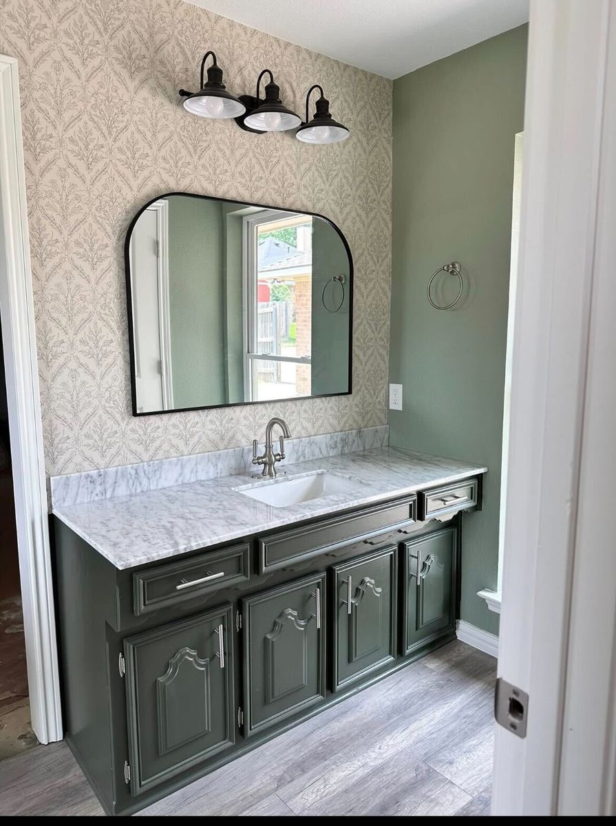 Bathroom Remodel for Champs Construction in Dallas, TX