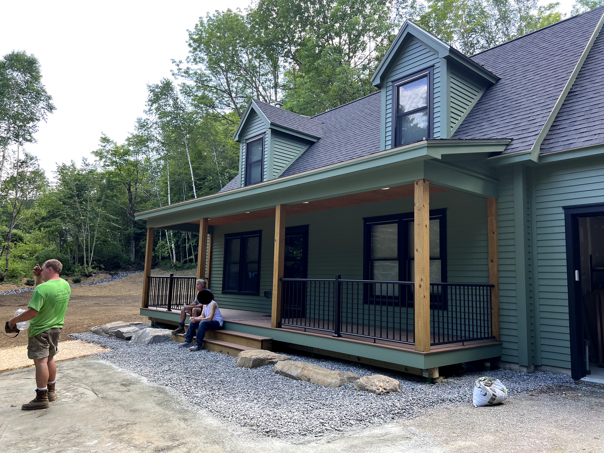 Land Grading for Andy Naylor Excavation in Johnson, VT