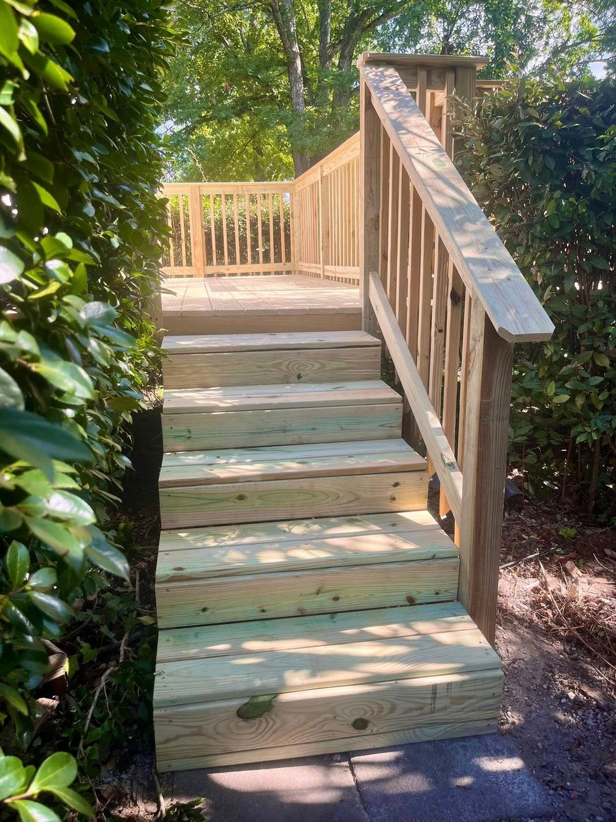 Deck & Patio Installation for Cool Hand Home Improvements in Spartanburg, SC