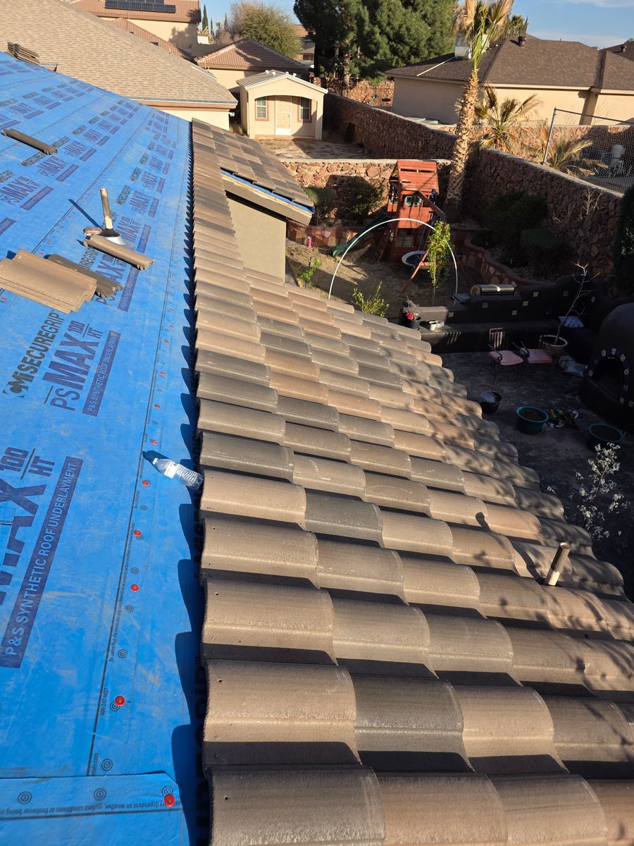 Roofing for BDR Innovations in El Paso, TX