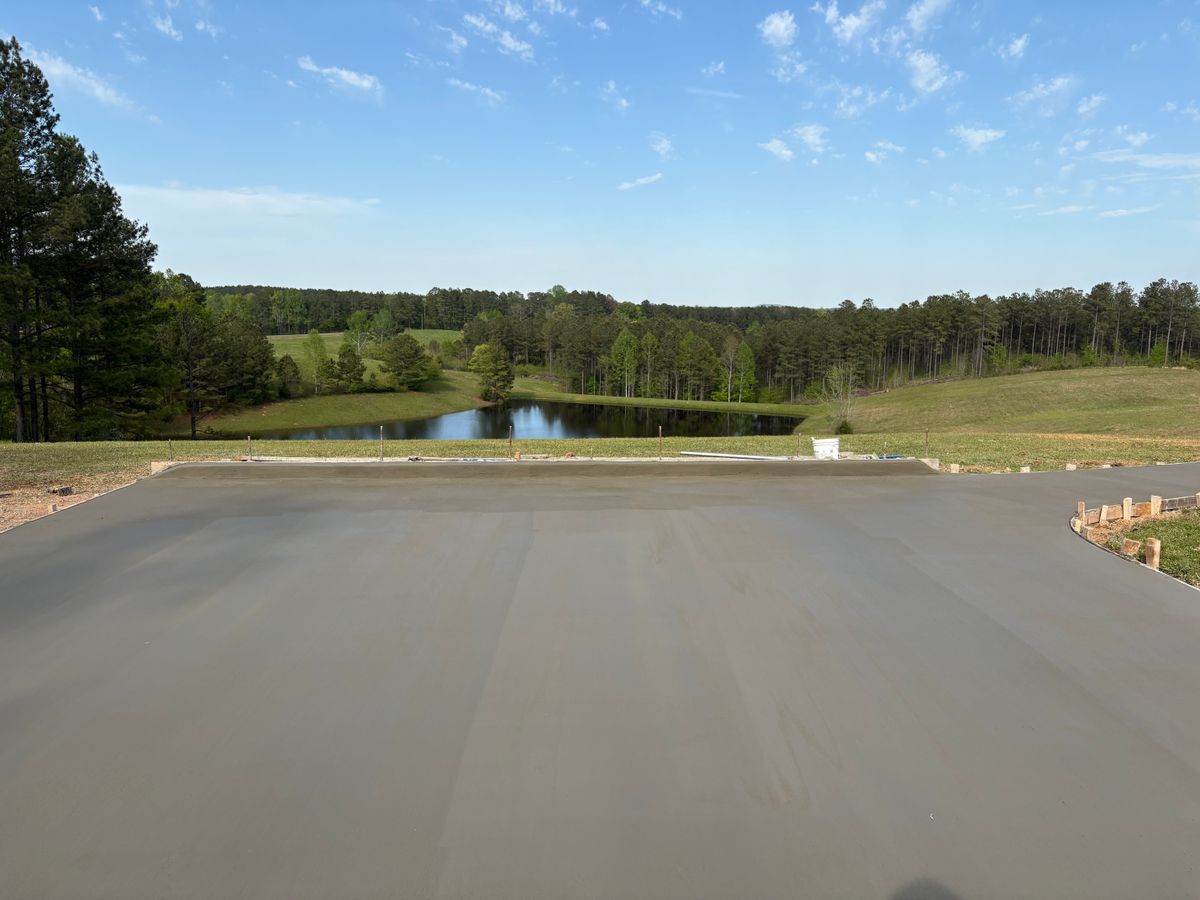 Concrete for Allred Construction in Heflin, AL