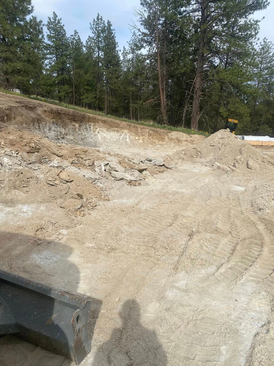 Foundation Digging for Arthur Construction in Deer Park, WA