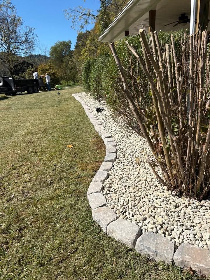 Landscape Curbing for Dust Till Dawn Lawn in London, Kentucky