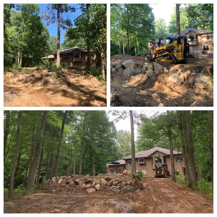 Land Grading for Palmer Property Services in Middleville, MI