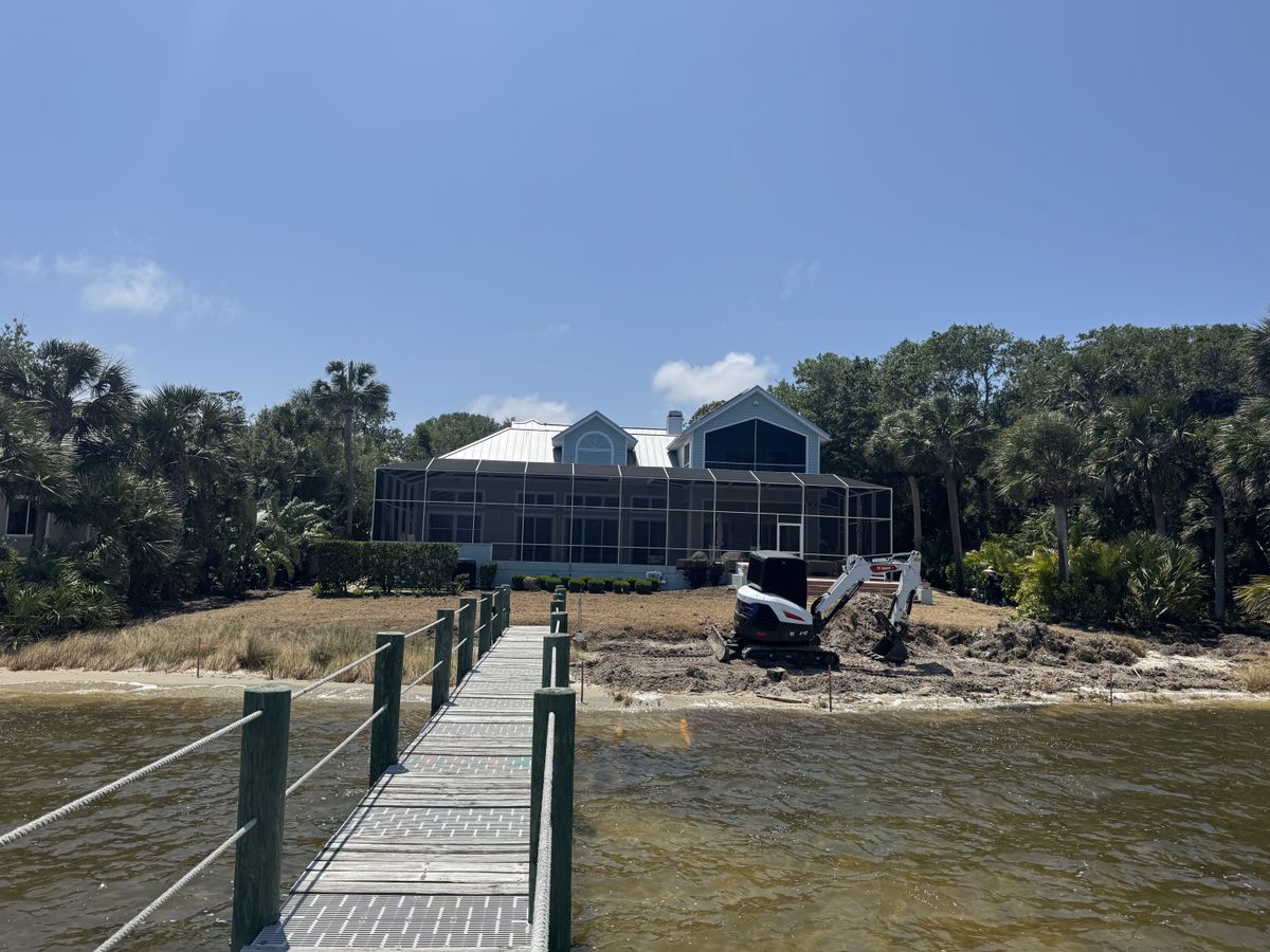 Marine Repairs and New Construction Vinyl and Coquina Seawalls for Lad’s Coastal Construction in Flagler Beach, FL