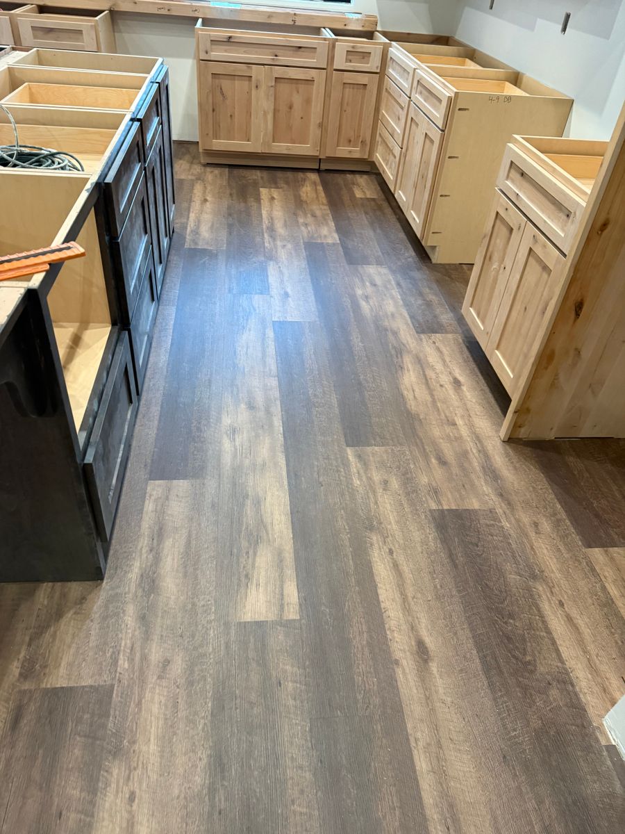 Floor Installation for CJL Flooring in Post Falls, ID