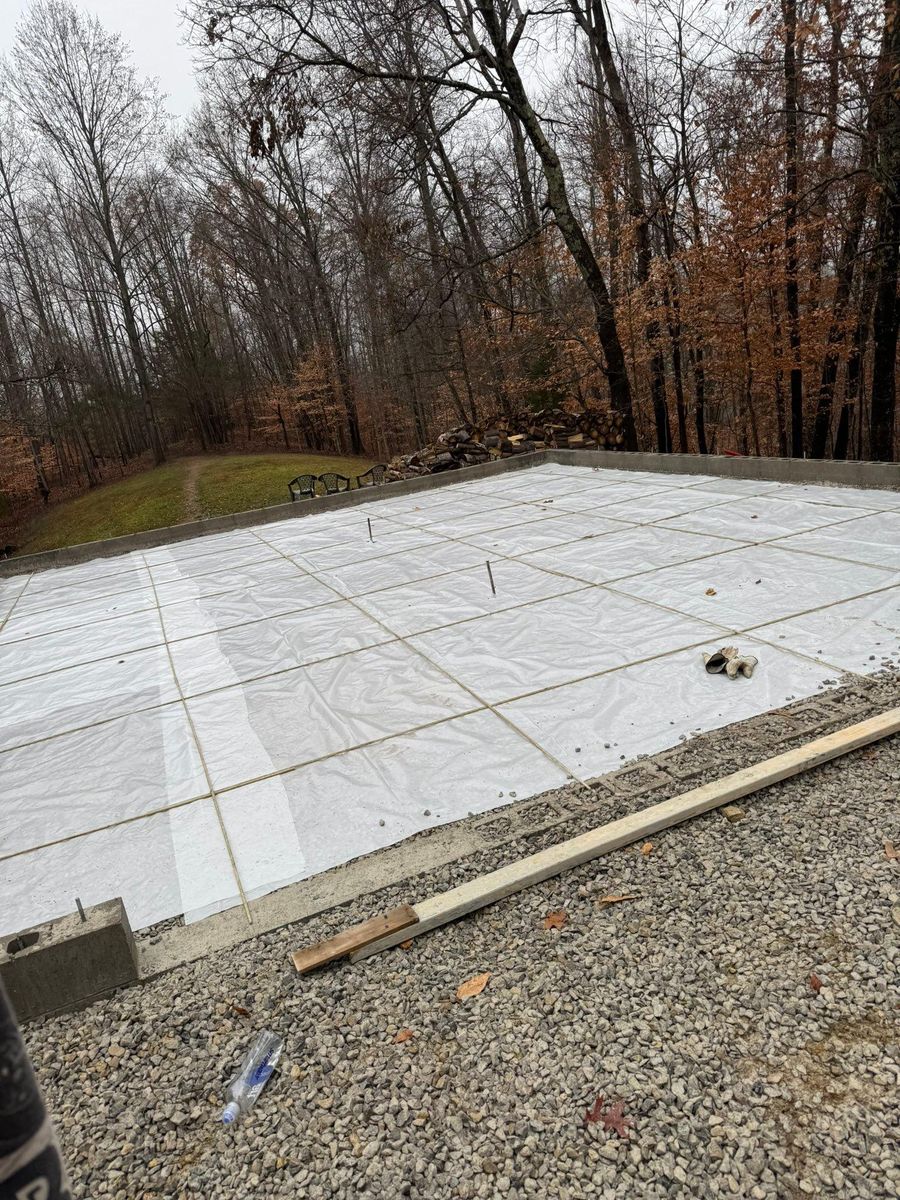 Basement, Block-Wall, Poured-Wall, & Other Foundations for Whitfield Concrete Construction in Solsberry, IN