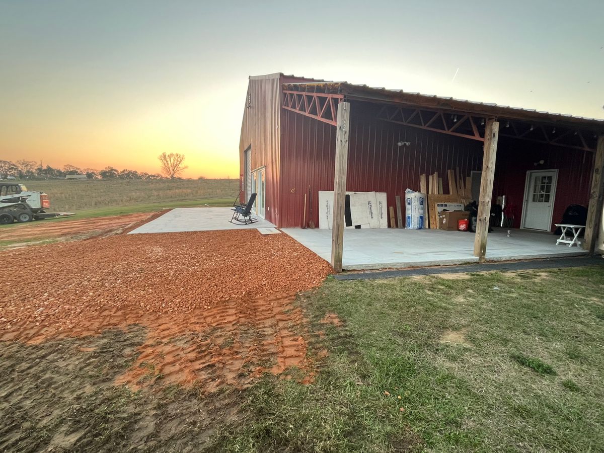 Patio Additions for Gonzales Construction in Picayune, MS