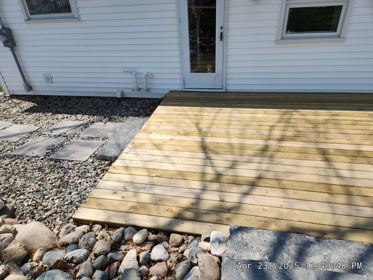 Deck & Patio Installation for Cornerstone Builds in LaGrange, IN