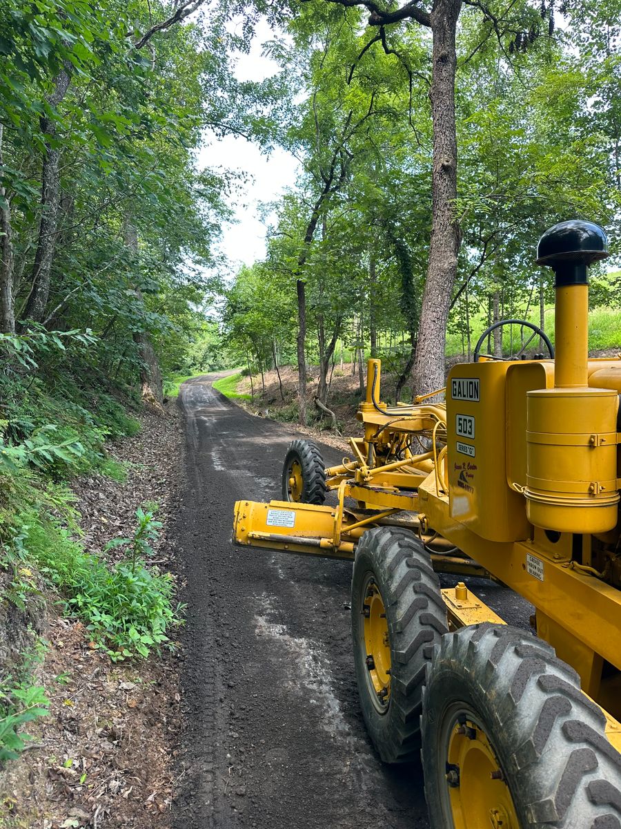 Grading for James R Carter Paving in Roanoke, VA