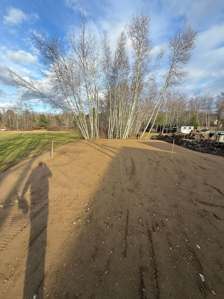 Leveling for Gray Earthworks in Levant, ME