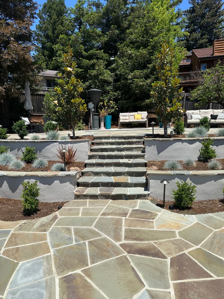Backyard Transformation for LEBEC, Inc in Brentwood, CA
