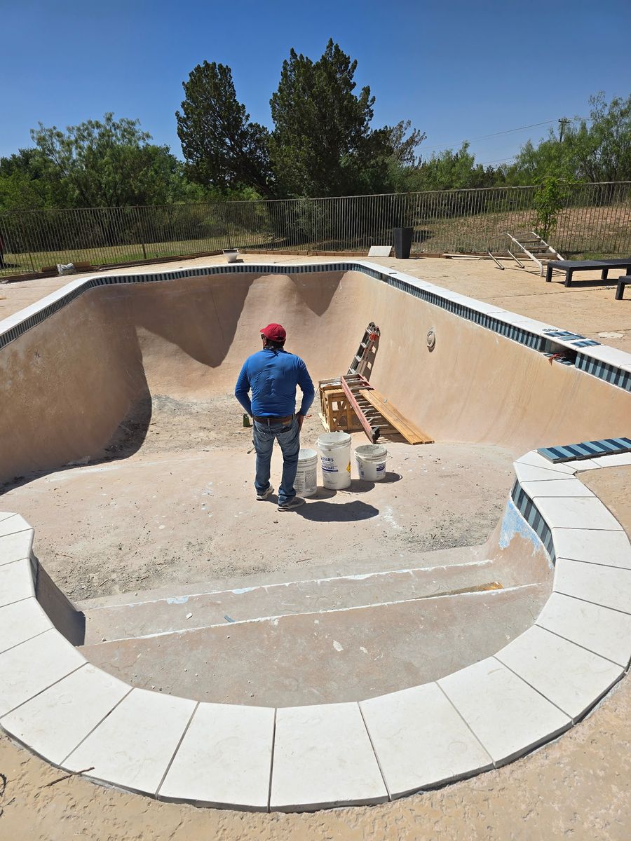 Pool Remodeling and Rennovation for JT Pools in Midland, TX