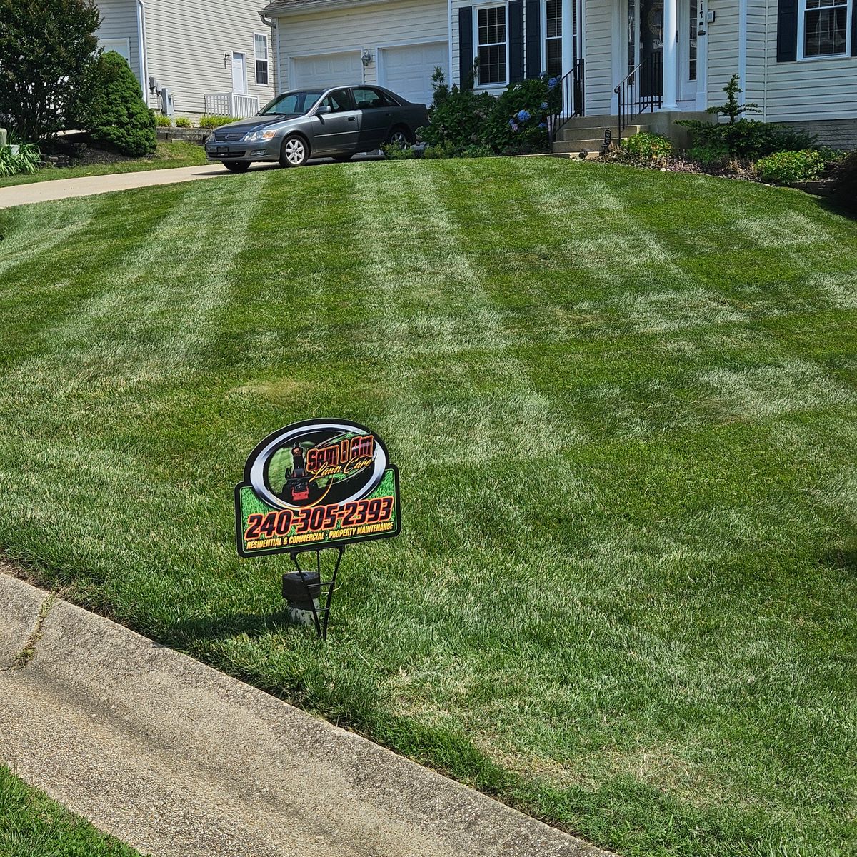 Lawn Maintenance for Sam I AM Property Solutions in Sunderland, MD