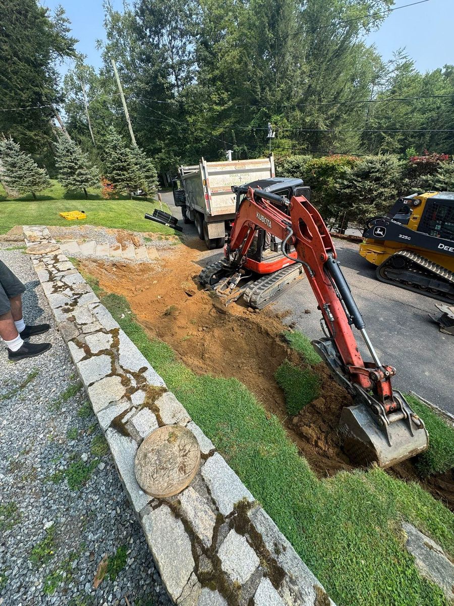 Grading for CS Property Maintenance in Middlebury, CT