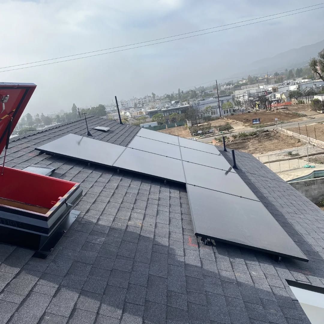 Solar Panel Installation for Infused Electric in Los Angales, CA