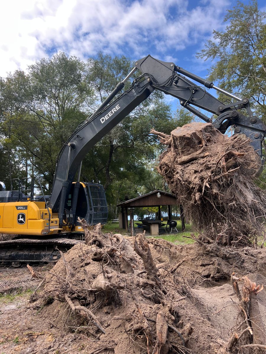 Land Clearing for Bay Hill Development in Nahunta, GA