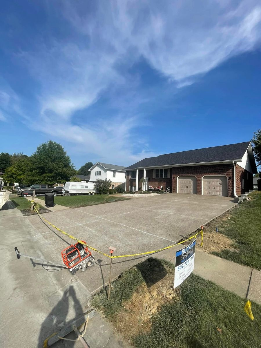 Sidewalk Installation for Buckel Concrete in Clarksville, IN